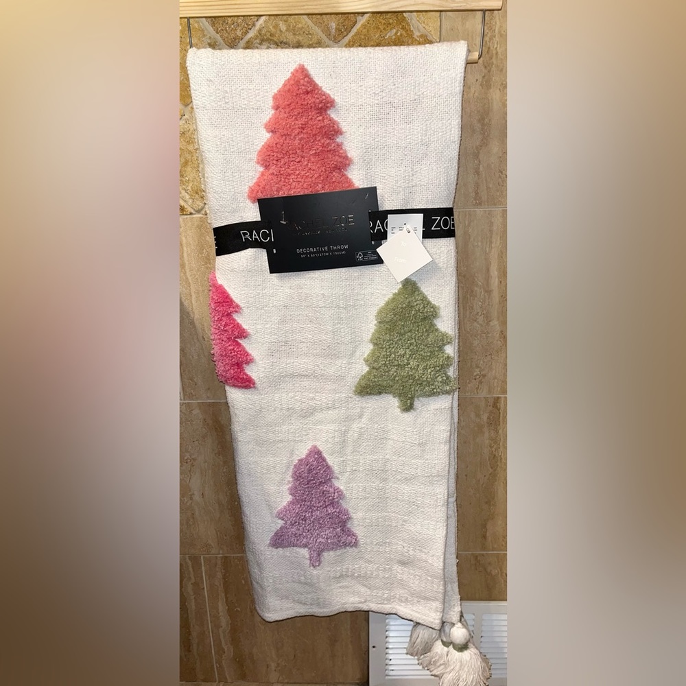 Rachel Zoe Christmas tree throw